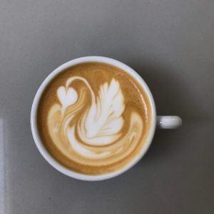 Barista Coffee with Latte Art
